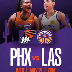 Phoenix Mercury Vs La Sparks 
