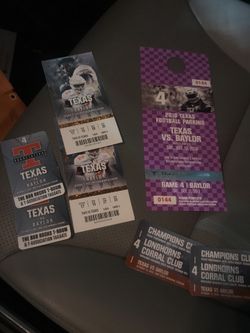 Longhorn vs Baylor tickets