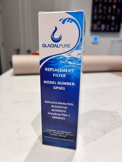 GlacialPure GP001 Refrigerator Replacement Water Filter