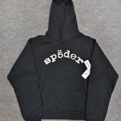 Black VVS Sp5der Hoodie 
