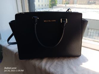 Michael michael kors selma saffiano leather store medium satchel