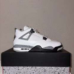 Nike Air Jordan Retro 4 “White Cement” Men’s Size 11.5/13W New