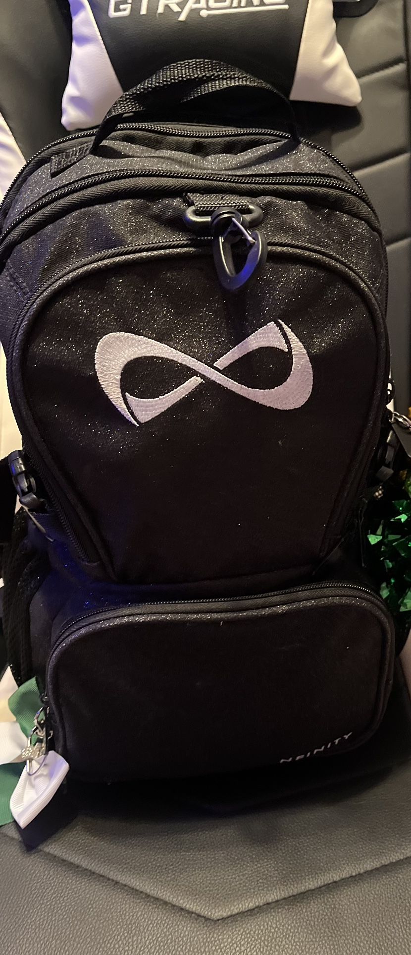 Nfinity Sparkly Black Cheer Bag