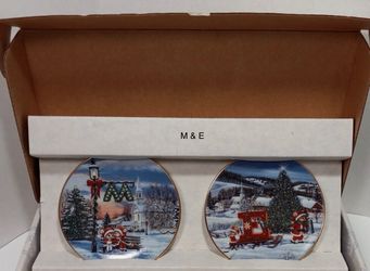 The Bradford Exchange “A Merry Little Christmas” mini plate collection (Issues 1-7)
