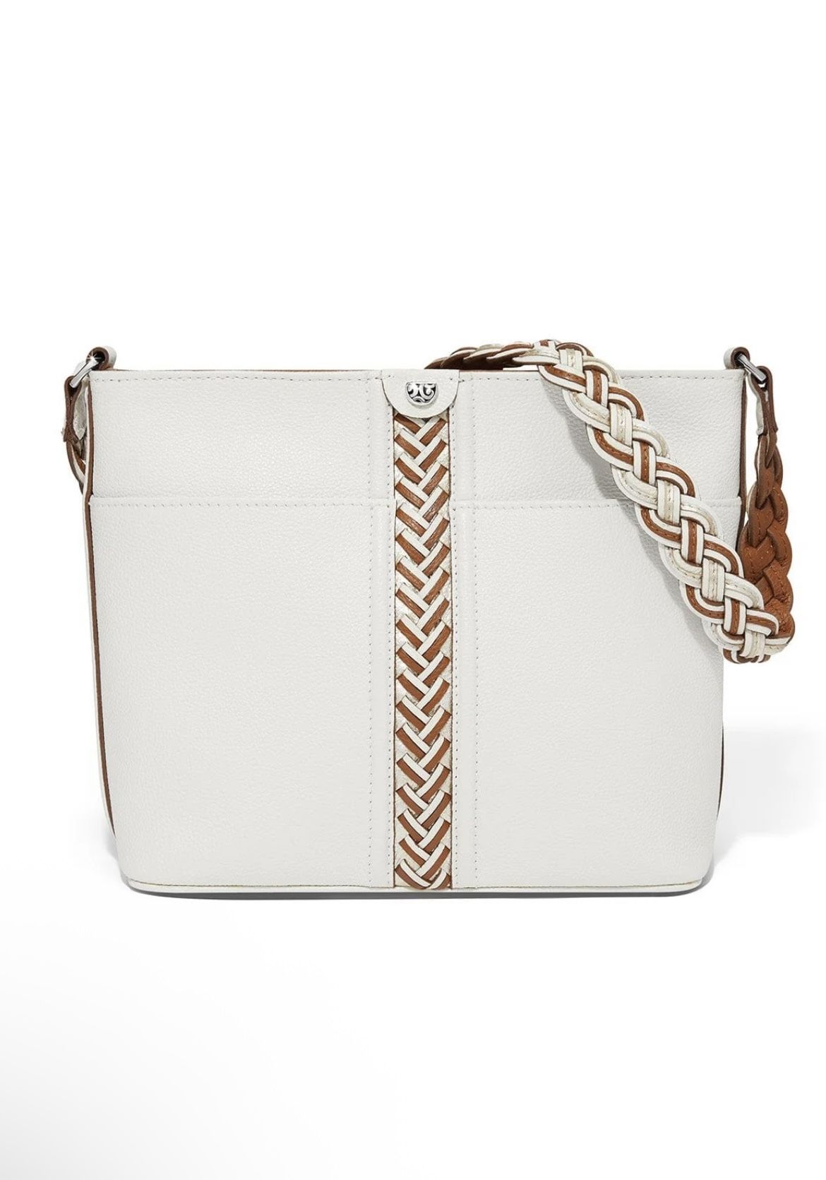 NEW Brighton Italian Leather Belize Bucket Bag Purse