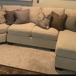 Cream Sectional 