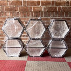 Modern Honeycomb Modular Shelves