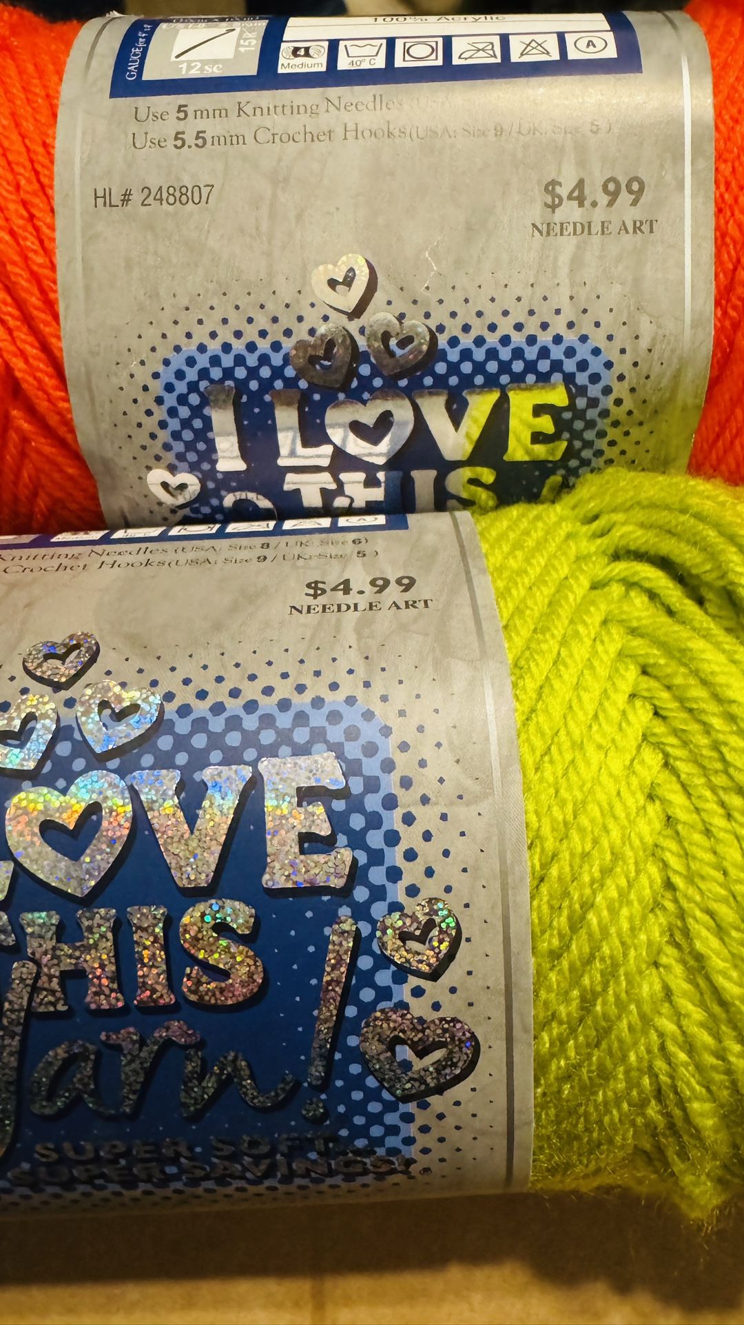 Selling A Book Shelf With A Lot Of New And Used Yarn