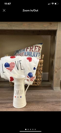 Rae Dunn Happy Fourth Pitcher