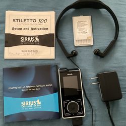 Sirius Stiletto 100 Slim Radio