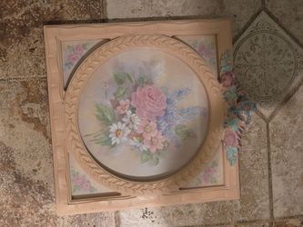 Vintage Home Interiors Picture Resin Frame