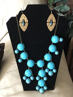Vintage necklace & earrings