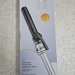 Hot Tools Pro Signature Ceramic + Titanium Curling Iron - 1" 