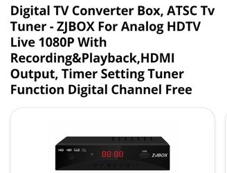 Digital tv converter box