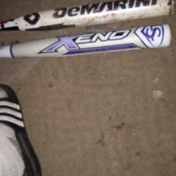 Various Fast pitch Softball Equipment 