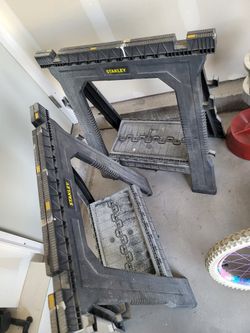 2 sawhorses workhorses