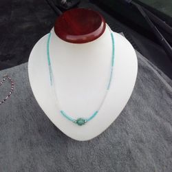 Beaded Turtle Necklace 