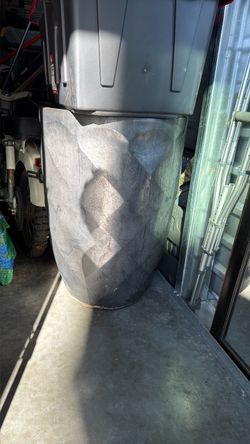 XxLarge mat black ceramic outdoor