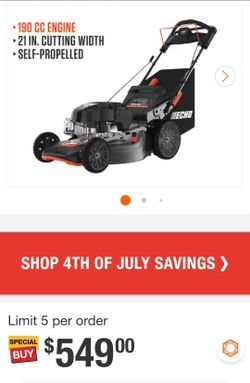 Echo lawn mower brand new in. Box