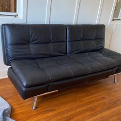 Leather Sleeper Futon