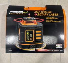 Johnson Level 40-6539 Self-Leveling Rotary Laser Kit – New