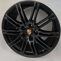 21" Porsche Cayenne GTS Black OEM Factory Wheels Rims  $595 Ea