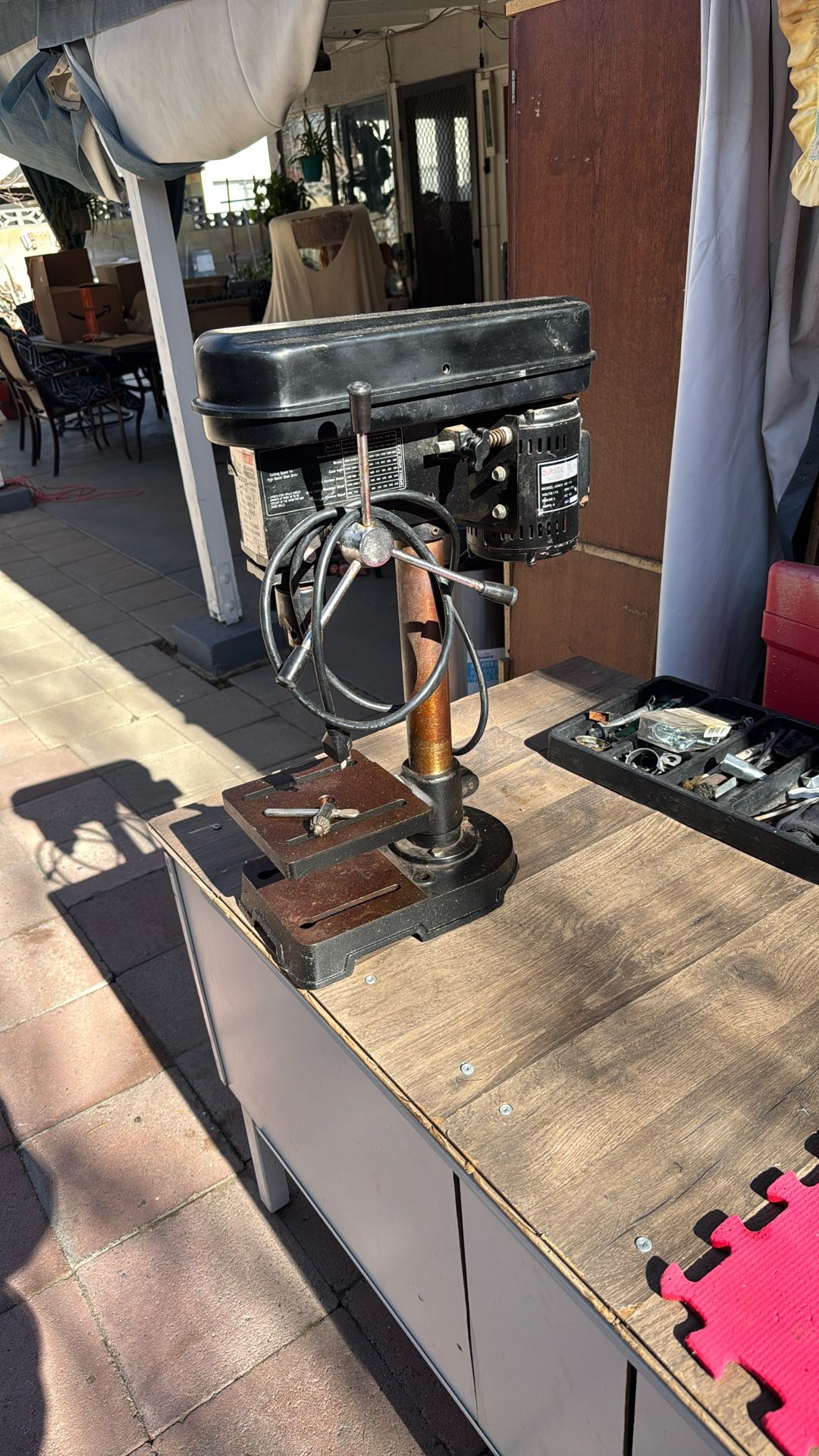 Taladro De Banco Trabajando. Como Nuevo $60 Firme