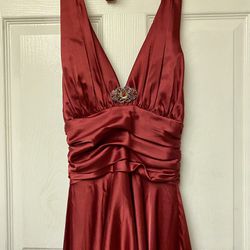 Beautiful Rich Red Formal- Prom Dress Small