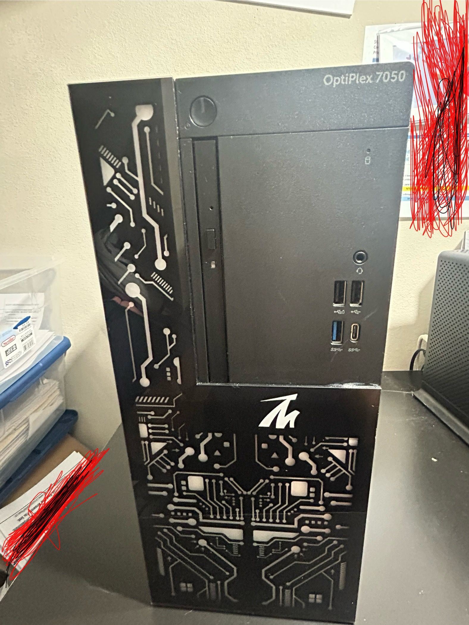 Optiplex 7050 Gaming Computer With Mouse And Keyboard 