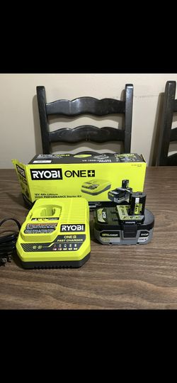 Ryobi 18v ONE+ High Performance 4.0 Battery & Rapid Charger 