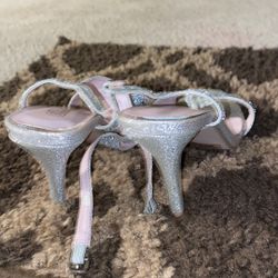 Bella Luna Silver Heels