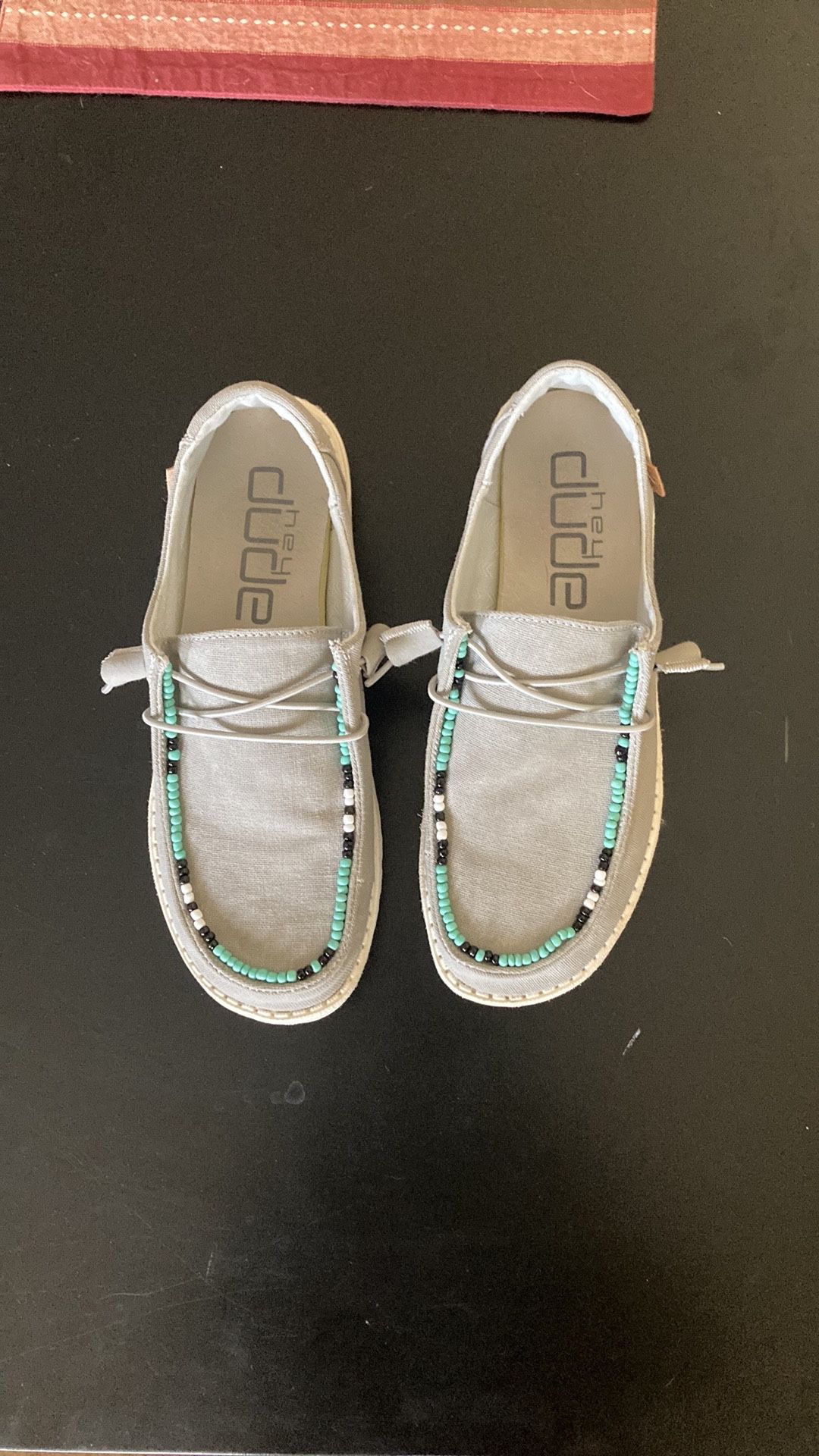 Custom Beaded Hey Dudes