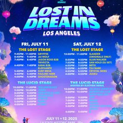 Lost in dreams saturday tickets 