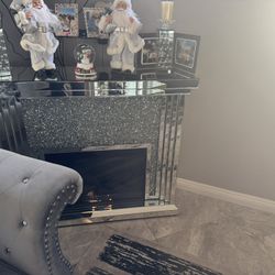 Sofas, Fire Place & Coffee Table 