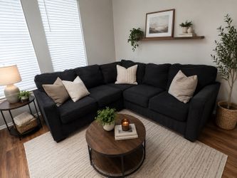 🚚 FREE DELIVERY! Dark Ash Gray Sectional Couch