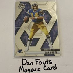 Dan Fouts San Diego Chargers Hall of Fame QB Mosaic Card. 