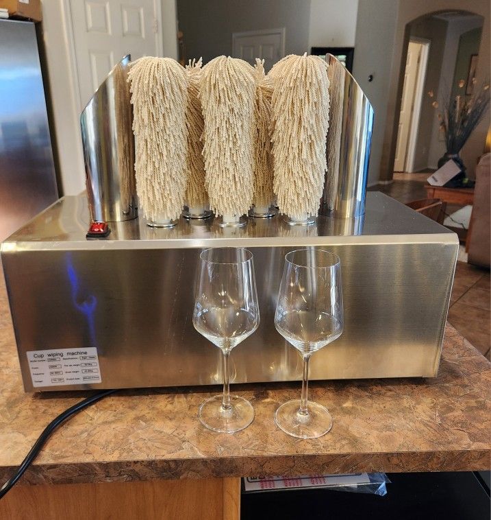 Commercial Wine Glass Polishing Machine
