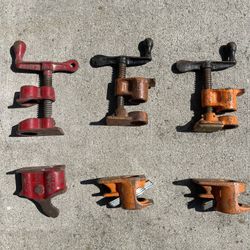 Tools , Heavy Duty Pipe Clamps. 