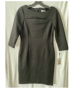 CALVIN KLEIN Petite ¾ Sleeve BLACK NWT Size 6P 