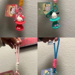 Sanrio Hello Kitty And Others Keychains/light