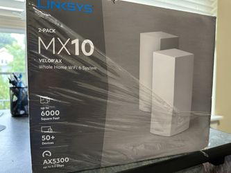 Linksys - MX10 Velop AX5300 Mesh Wi-Fi 6 System (2-Pack) - White