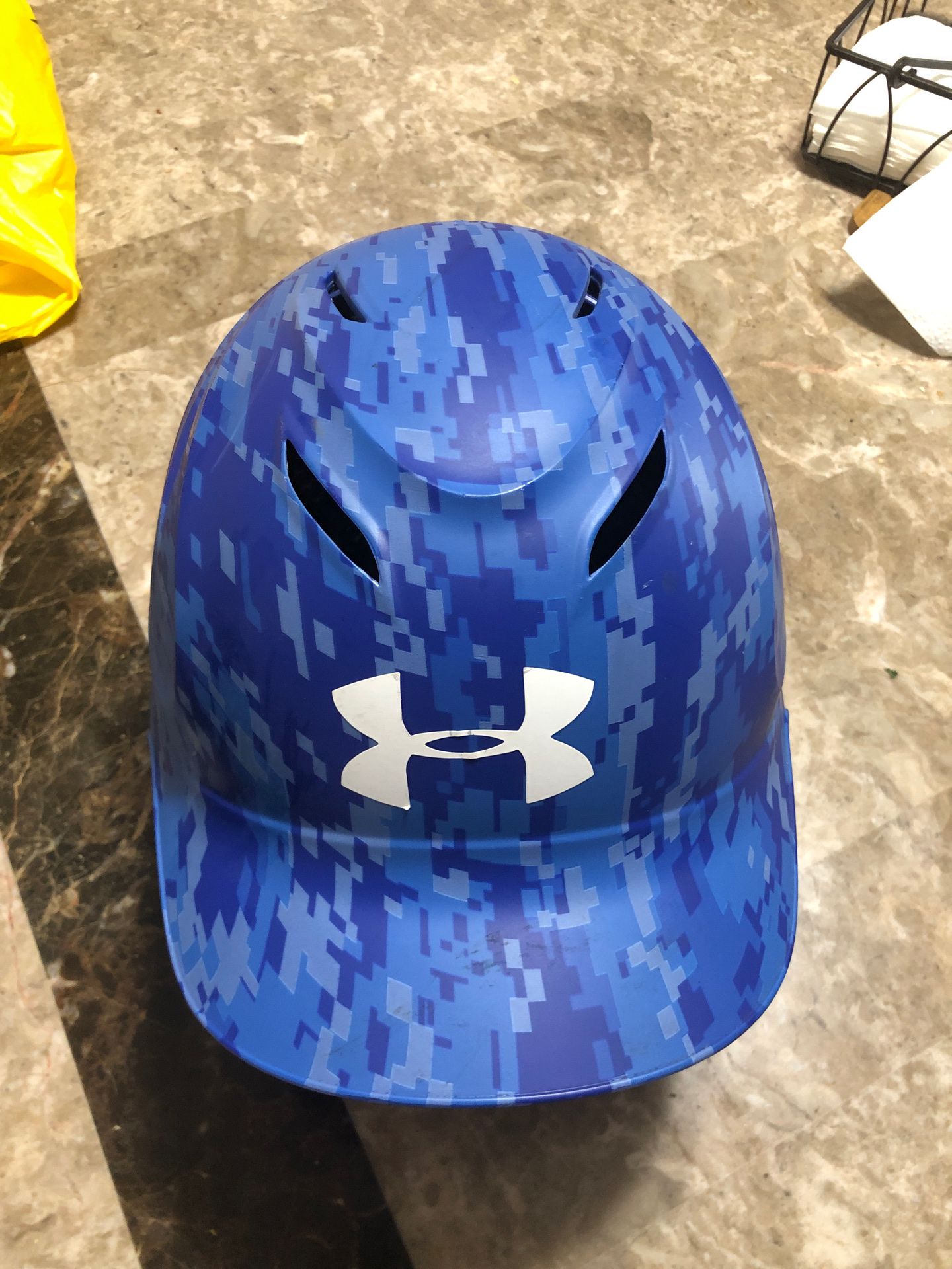 Under Armour Baseball UABH-100 MC-C RO Batting Helmet Size 6-1/2 7-1/2” Blue