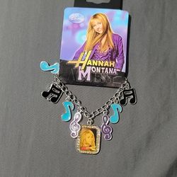 Vtg Disney Hannah Montana Charm Bracelet 