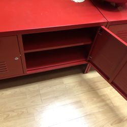 Metal red Cabinet