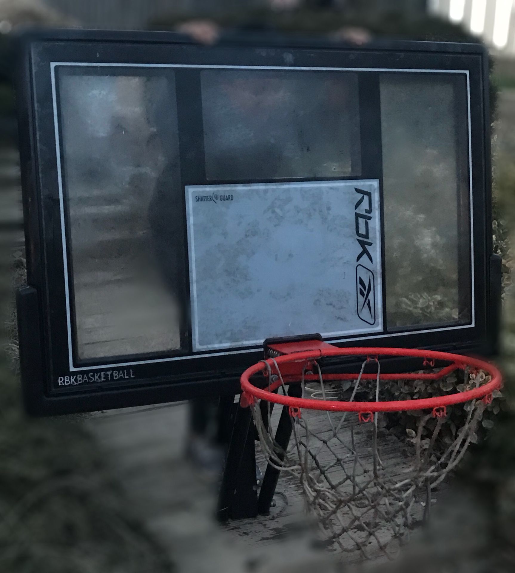 RbkReebok Basketball Goal System Hoop In-Ground with a 48" Shatter
