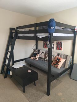 Full loft bed frame