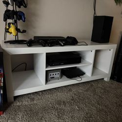 White TV Console