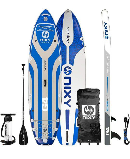 NEW Inflatable Paddle Board - NIXY Venice Premium Cruiser SUP with Accessories
