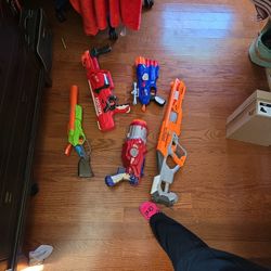 Lot Of Nerf Guns