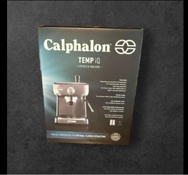 Calphalon Temp IQ Espresso Machine with Grinder & Steam Wand